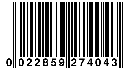 0 022859 274043