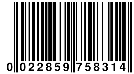 0 022859 758314