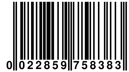0 022859 758383