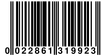 0 022861 319923