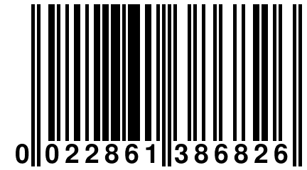 0 022861 386826