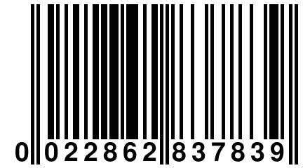 0 022862 837839