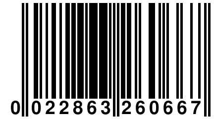 0 022863 260667