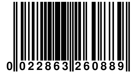 0 022863 260889
