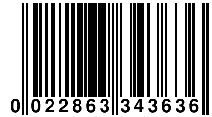 0 022863 343636