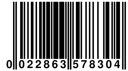 0 022863 578304