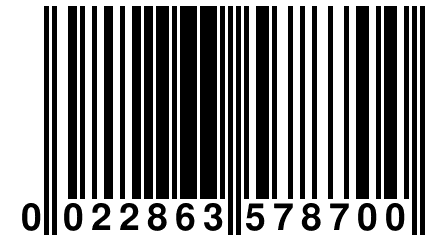 0 022863 578700