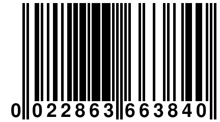 0 022863 663840