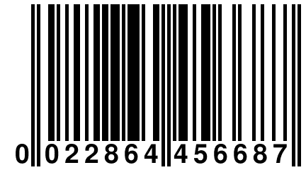 0 022864 456687