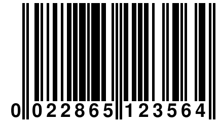 0 022865 123564