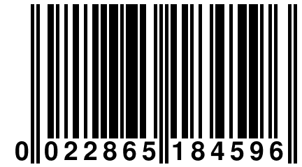 0 022865 184596