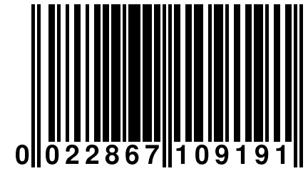 0 022867 109191