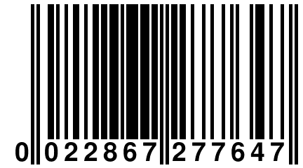 0 022867 277647
