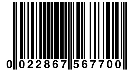 0 022867 567700