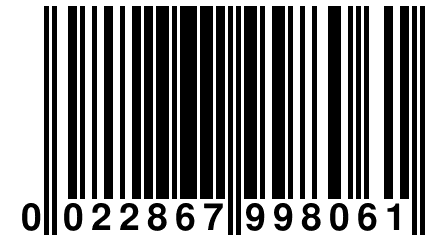 0 022867 998061