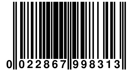 0 022867 998313