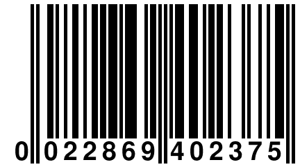 0 022869 402375