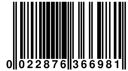 0 022876 366981