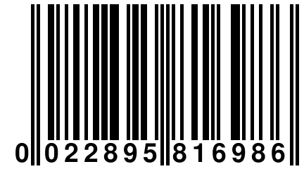 0 022895 816986