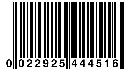 0 022925 444516