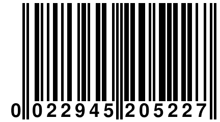 0 022945 205227