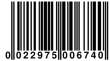 0 022975 006740