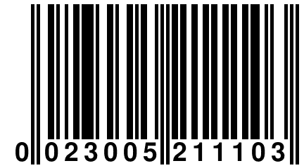 0 023005 211103