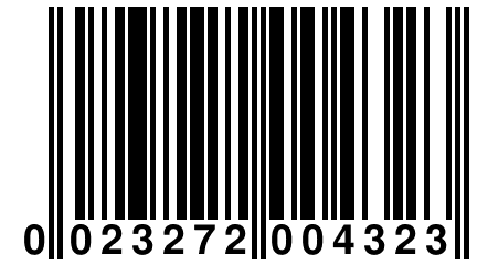 0 023272 004323