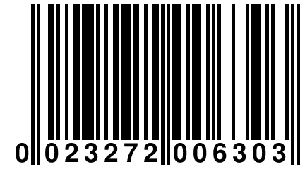 0 023272 006303