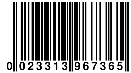 0 023313 967365