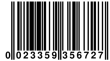 0 023359 356727