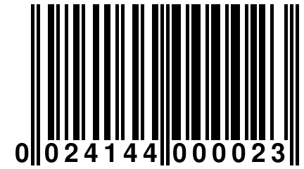 0 024144 000023