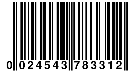 0 024543 783312