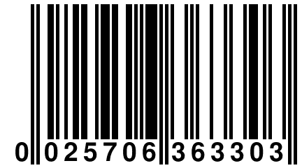 0 025706 363303