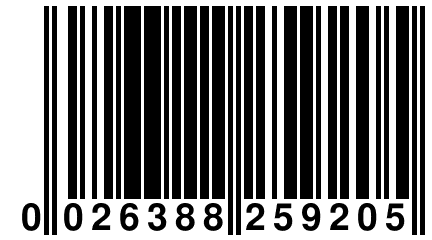0 026388 259205