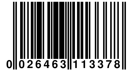 0 026463 113378