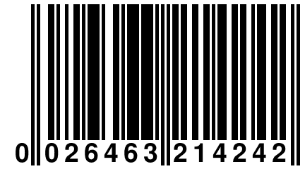 0 026463 214242