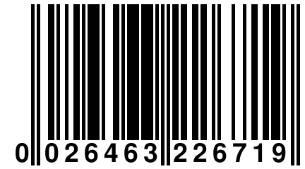 0 026463 226719