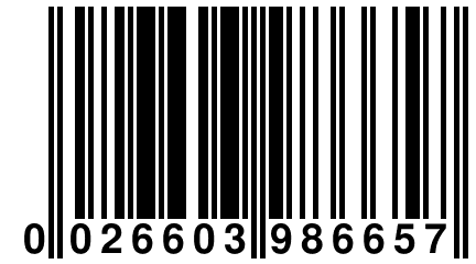 0 026603 986657