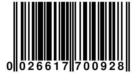 0 026617 700928