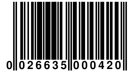 0 026635 000420