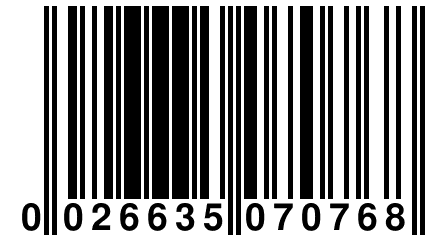 0 026635 070768