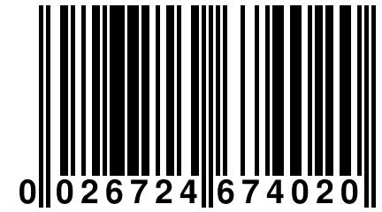 0 026724 674020