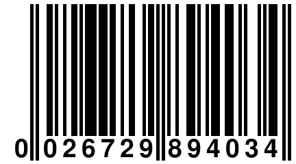 0 026729 894034