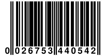 0 026753 440542