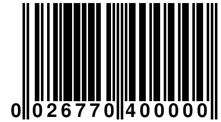 0 026770 400000