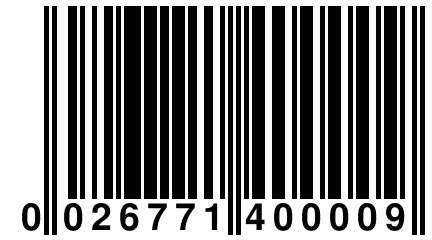 0 026771 400009