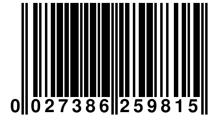 0 027386 259815