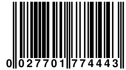 0 027701 774443