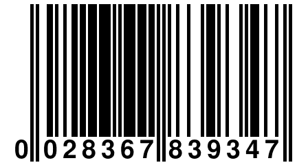 0 028367 839347